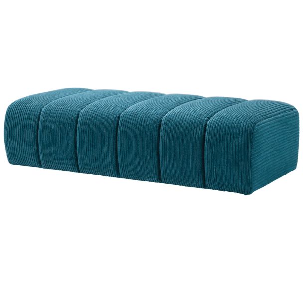 Pouf 2 places Nido tissu tilia non feu