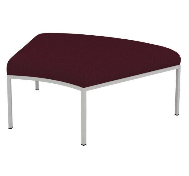 Pouf Atrium courbe tissu M1 - Quadrifoglio