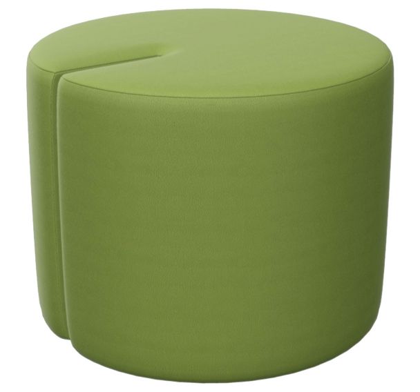 Pouf Tri Ply Ø 55 cm tissu enduit - Nowy Styl