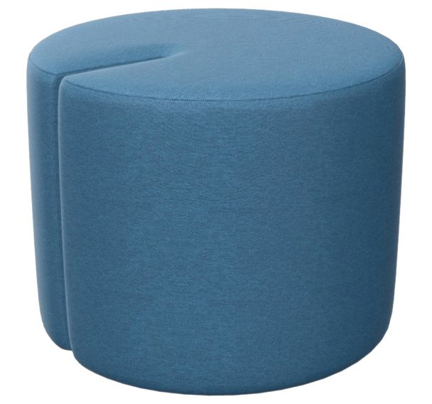 Pouf Tri Ply Ø 55 cm tissu polyester - Nowy Styl