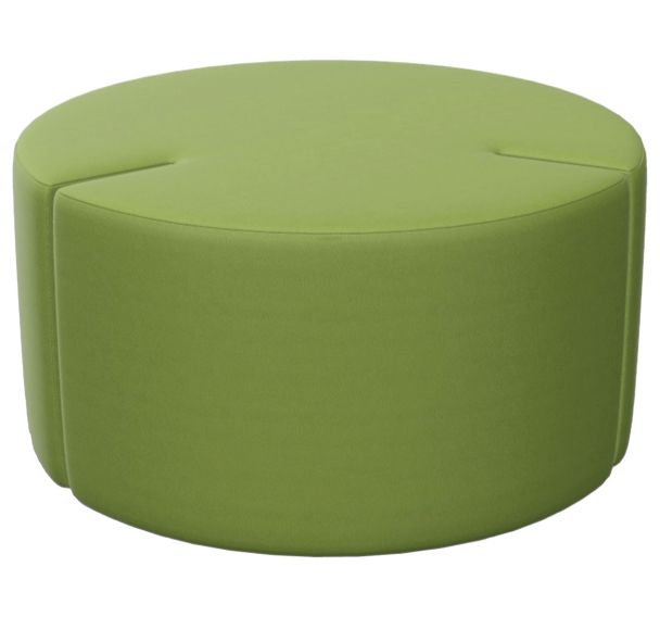 Pouf Tri Ply Ø 85 cm tissu enduit - Nowy Styl