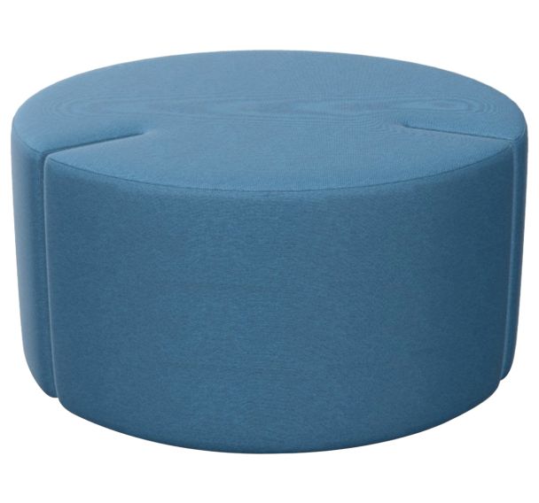 Pouf Tri Ply Ø 85 cm tissu polyester - Nowy Styl