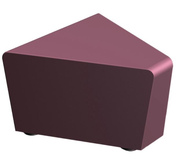 Pouf d'angle Maldiv enduit PVC - Sokoa