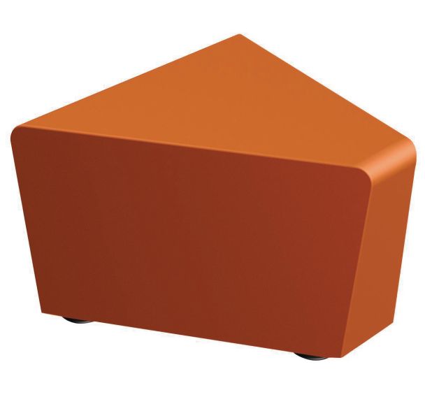 Pouf d'angle Maldiv tissu polyester - Sokoa