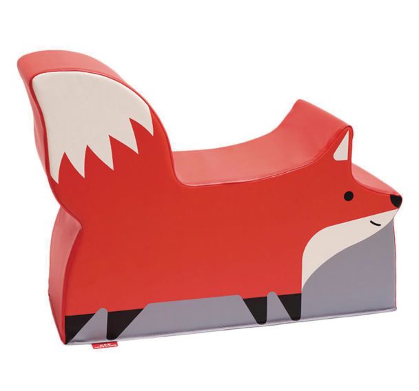 Pouf en mousse forme renard