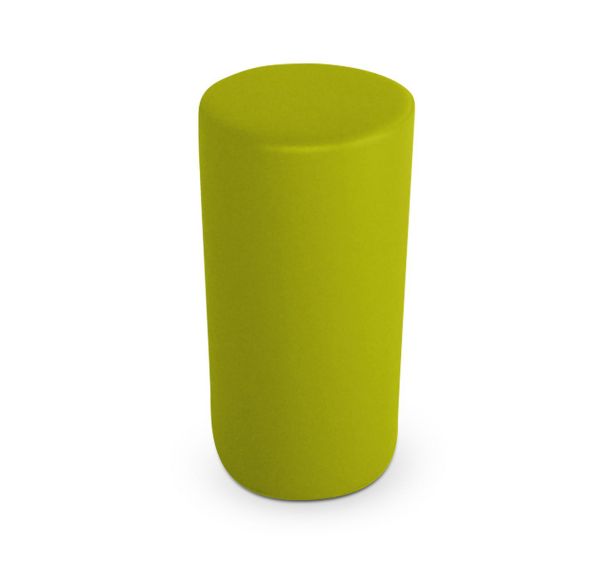 Pouf puzzle cylindre H40cm Ø 30/40cm