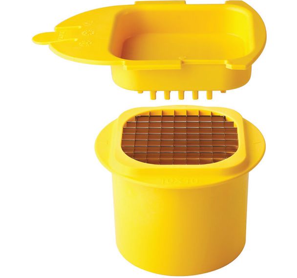 Ensemble coupe frites poussoir carré -Matfer