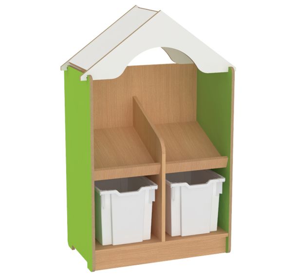Présentoir livre maison à bac - Bessiere
