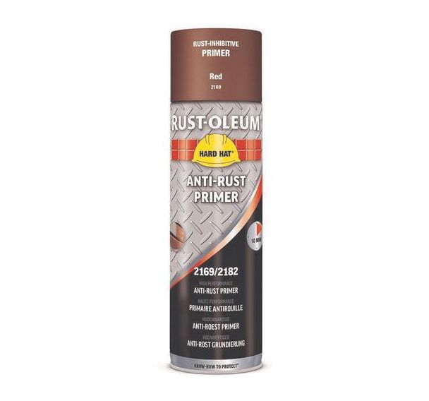 Primaire antirouille Hard Hat - Rust-Oleum - aérosol 500ml