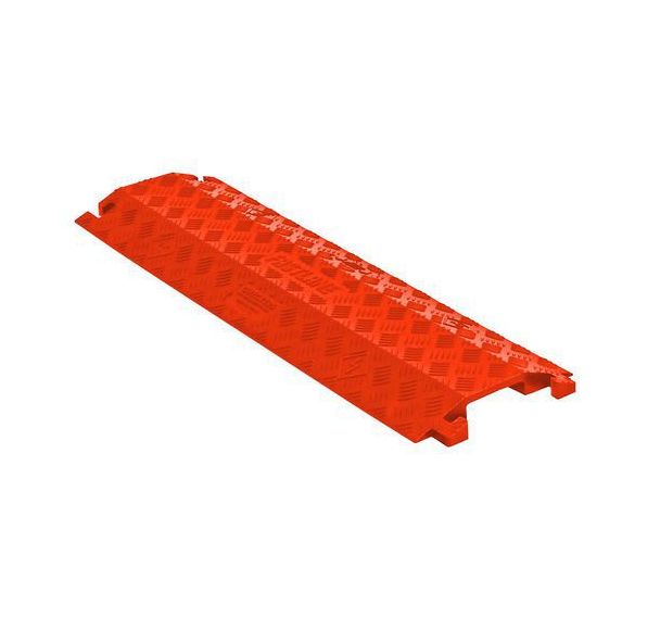 Protecteur de câble 1 canal fast lane® 27.3cmx91,4cm orange