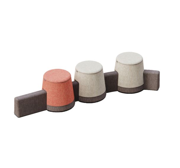 Raccord droit pour tabouret modulaire Pop-Mirplay School
