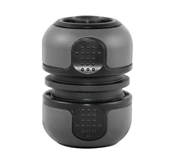 Raccord réparateur plastique pour tuyau d'arrosage Ø 15 et 19 mm - Bi-matière