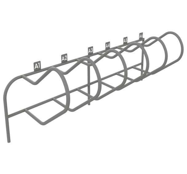 Râtelier vélo FIXO 6 places métal - Buton Design
