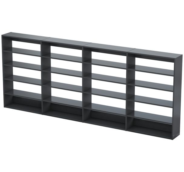 Rayonnage Nigéria simple face hauteur 158cm-MBA