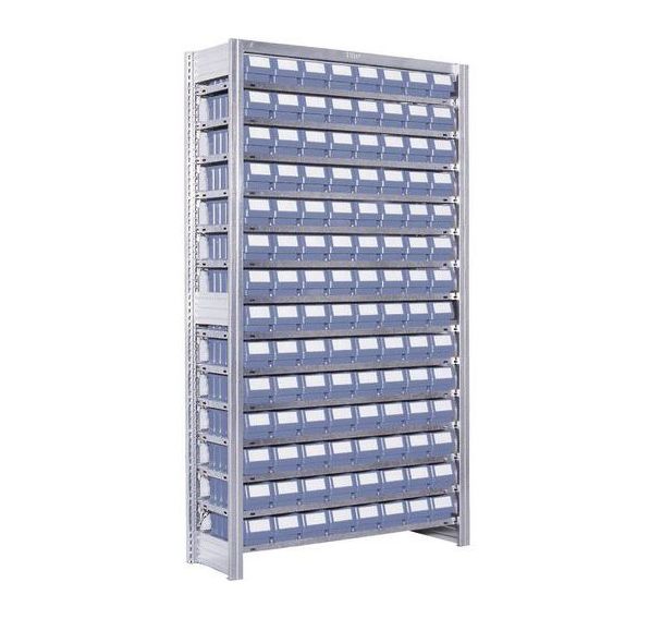 Rayonnage avec bacs-tiroirs série RK - Profondeur 424 mm