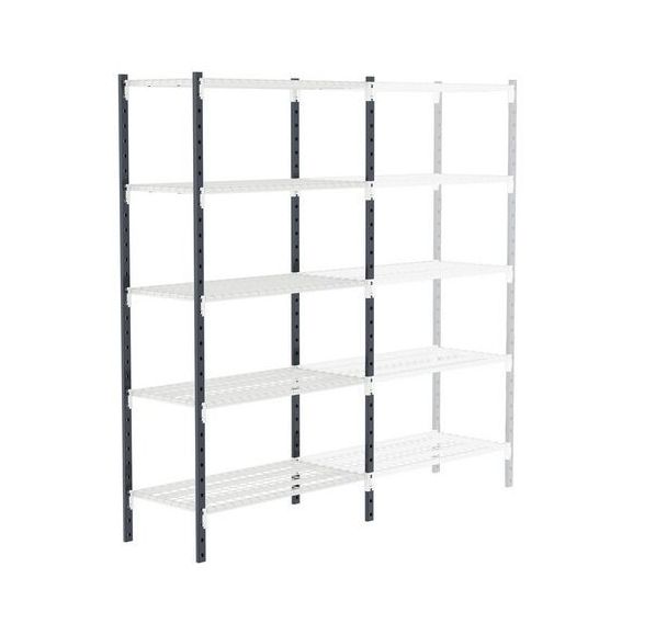 Rayonnage Combi-Flip sprinkler - Tablettes grillagées - Manorga