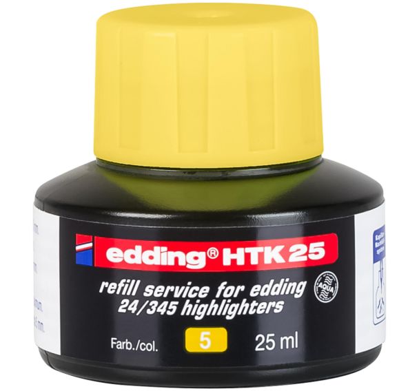 Recharge HTK25 pour surligneur e24 ecoline - EDDING
