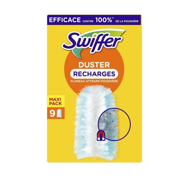 Recharge plumeaux Swiffer Duster - Boîte de 9 - Swiffer