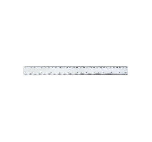 Règle en plastique incassable 30 cm - Pavo