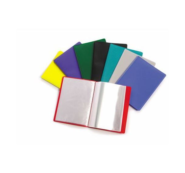 Reliure plastique 20 volets transparents
