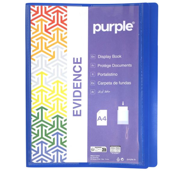 Reliure plastique personnalisable 10 volets transparents