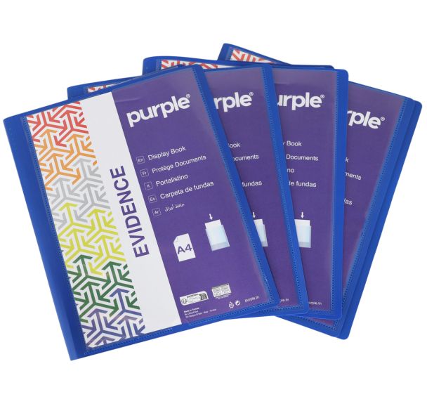 Reliure plastique personnalisable 20 volets transparents