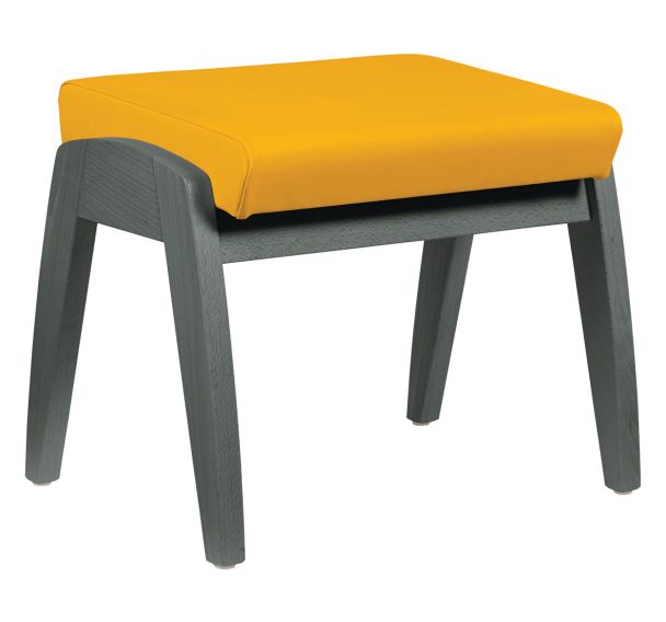 Repose-jambes Realty coussin abaka - structure hêtre - Sunset Creation