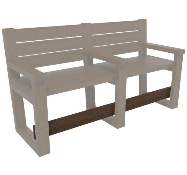 Repose pieds banc ou banquette Emeraude - Espace Urbain