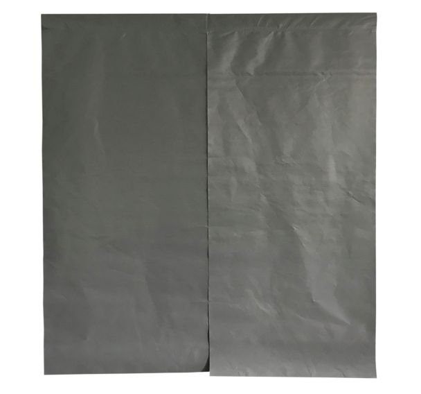 Rideau isoloir 2B PMR avant 1300x1500H + ourlet 120mm fendu