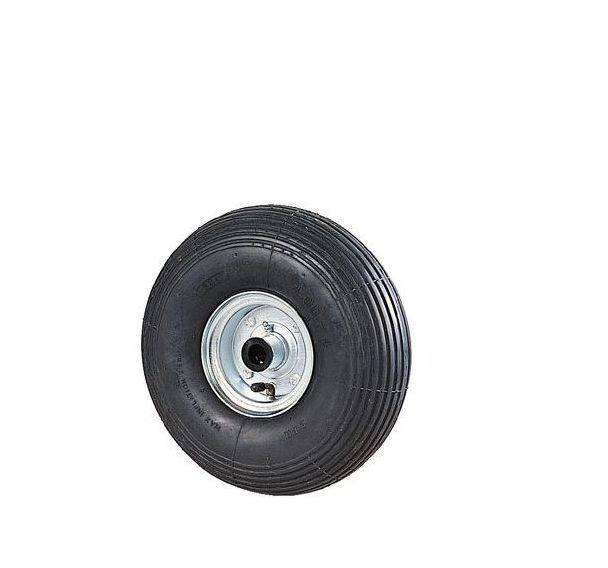 Roue pour diable à rainures - Charge 180 à 200 kg - Avec roulement à billes