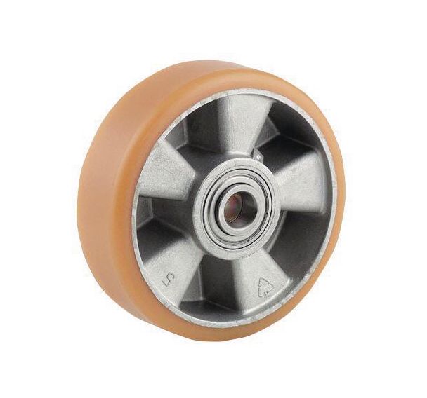 Roue pour charges lourdes polyuréthane - Force 200 à 800 kg - Tente