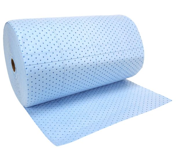 Rouleau absorbant huile bleu