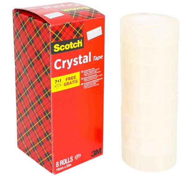 Rouleaux Scotch Crystal (lot de 8)