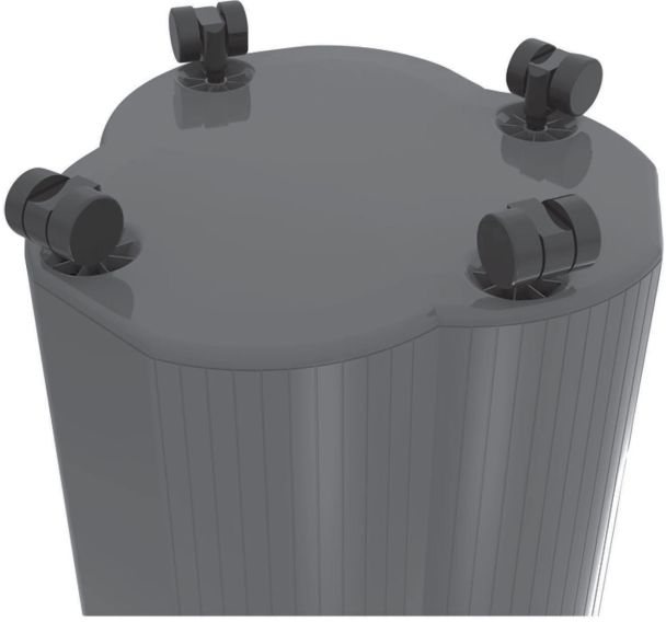 Roulette EcoBlack - Exacompta - 4 pièces