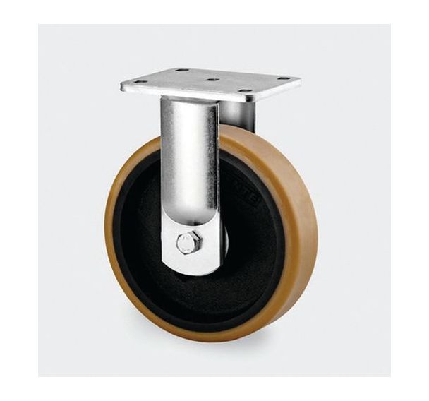 Roulette fonte fixe - 1000 à 4000 kg - Série 9650 - Tente