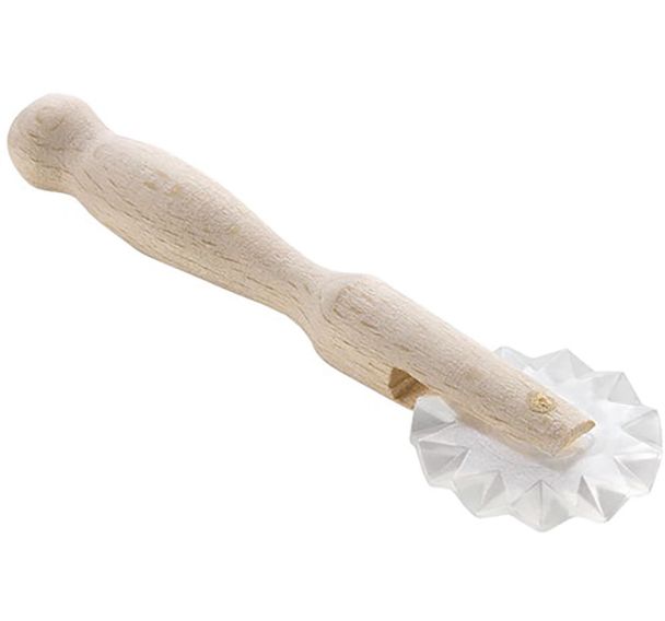 Roulette pâte en bois et plastique 12cm 585506