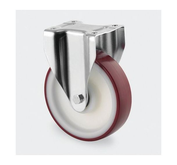 Roulette polyamide fixe - 600 à 1200  kg - Série 3640 - Tente