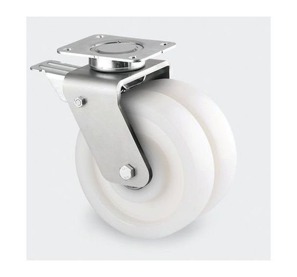 Roulette polyamide pivotante - 1200 à 1500 kg -Série 9940 - Tente