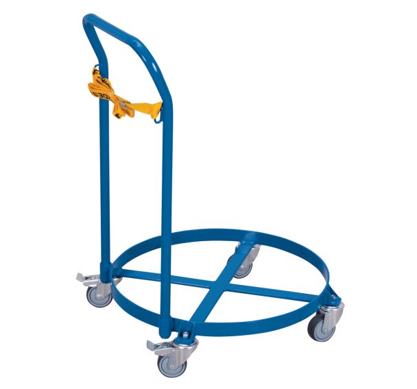 Rouleur pour fûts avec arceau - Capacité 250 Kg