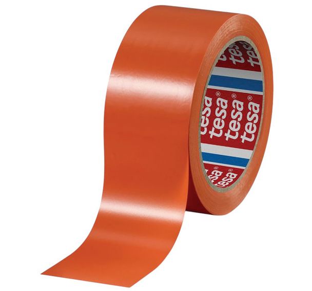 Ruban adhésif PVC orange pour bâtiment - 4843 - tesa