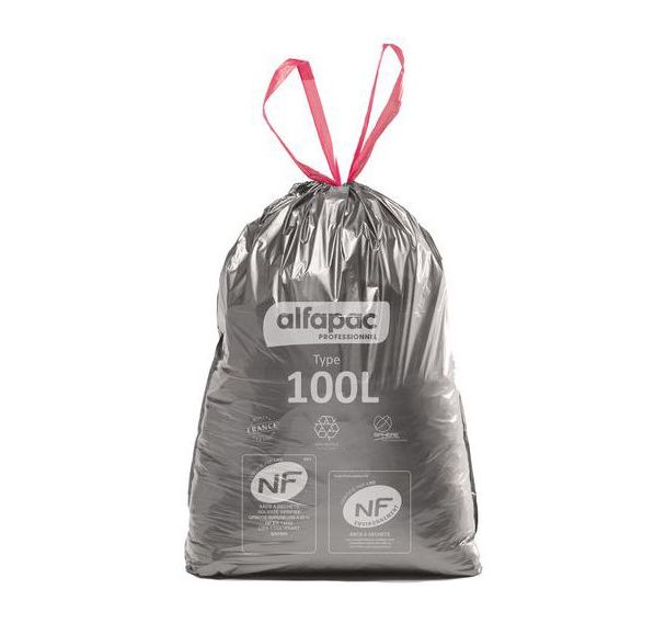 Sac-poubelle - poignées coulissantes, 30 à 100 L - Jetsac