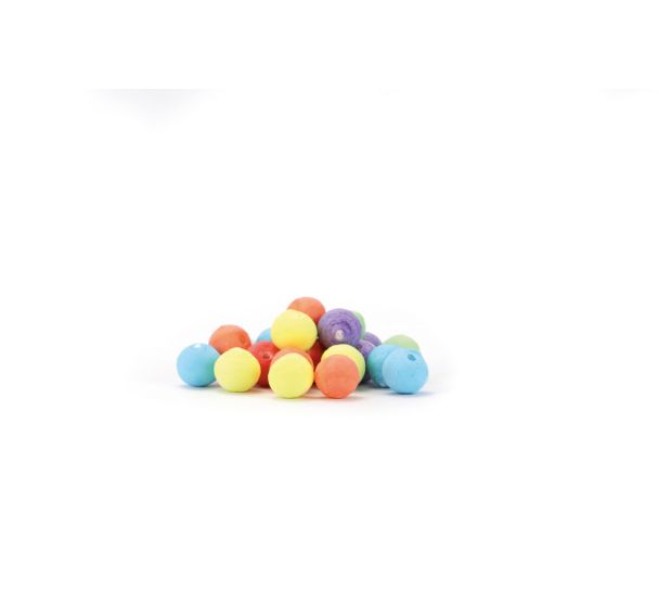 Sachet 100 boules cotillons Ø 18 mm couleurs assorties