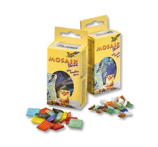 Sachet 200gr de mosaïques pâte de verre 2 x 2 cm