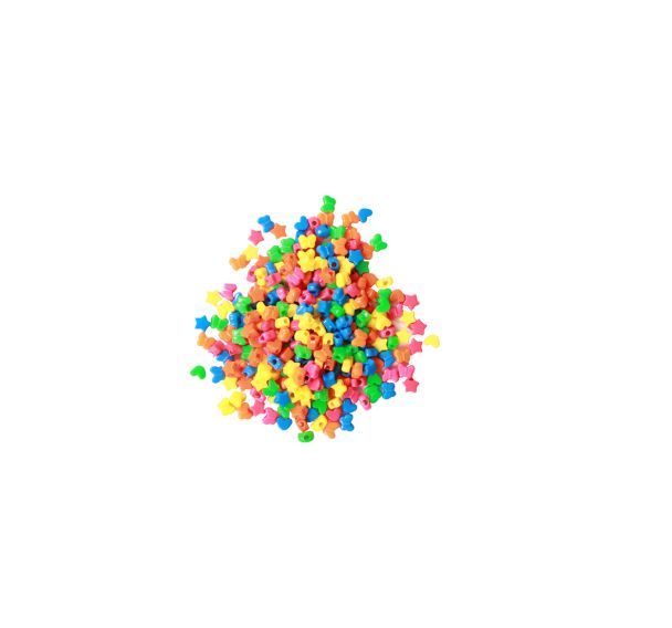 Sachet 500 perles multiformes 12mm
