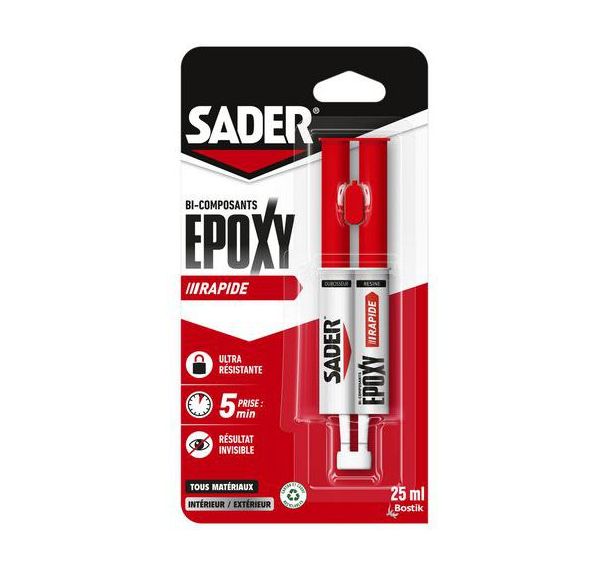 Sader Epoxy Rapide seringue 25 ml