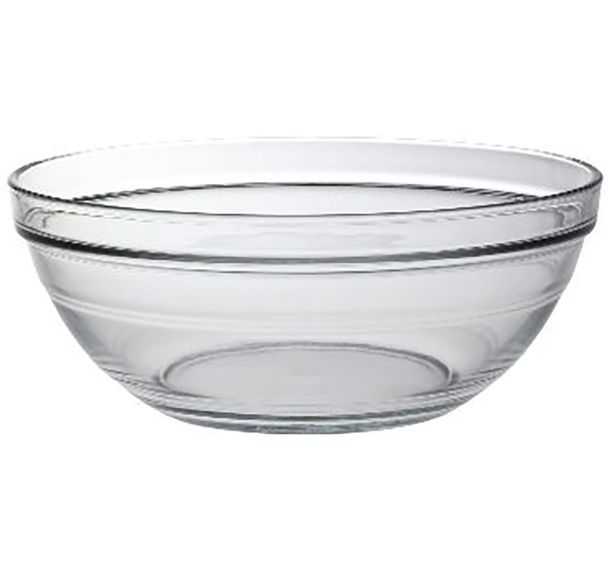 Saladier Lys 159cl diamètre 20.5cm transparent