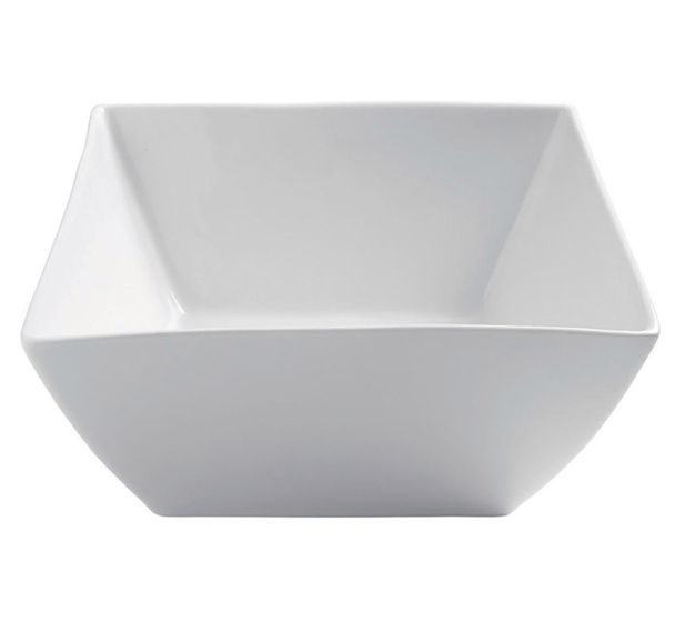 Saladier en porcelaine 180cl blanc-Clelia