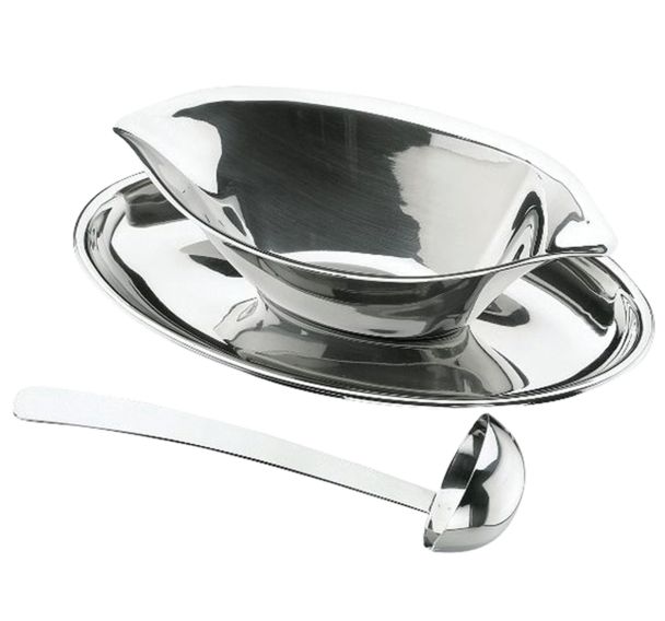 Saucière avec louche et plateau Luxe Lacor