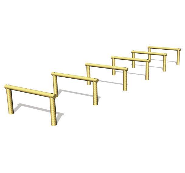 Saut de haies ( x6 ) - scellement direct