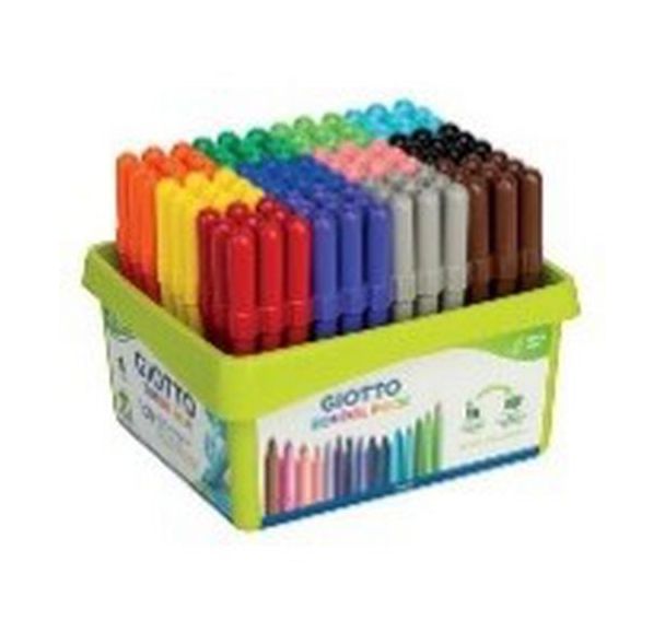 Schoolpack 108 feutres Omyacolor Giotto pointe extra large